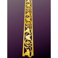 Dekoratif Poliüretan Duvar- Tavan Çıta Alın Bordürü -Renk : Altın (EN:10 CM-BOY:100 CM)-Duvar Süsü