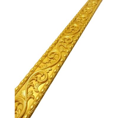 Dekoratif Poliüretan Saray Duvar&Tavan Çıta Bordürü -Renk : Altın (EN:10 CM-BOY:100 CM)-Duvar Süsü