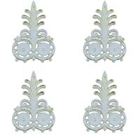 Decogold Dekoratif Saray Tavan Motif DGM-18-Beyaz Altın(4 Adet)