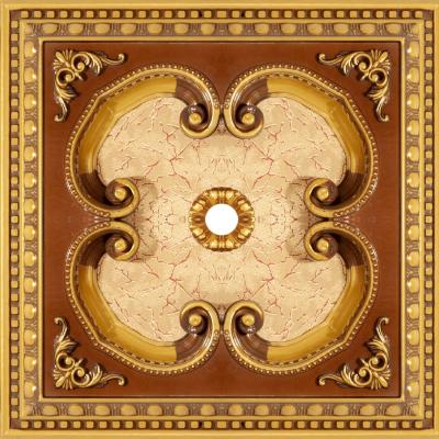 Decogold Kare 60*60 Kahve Eskitme Saray Tavan