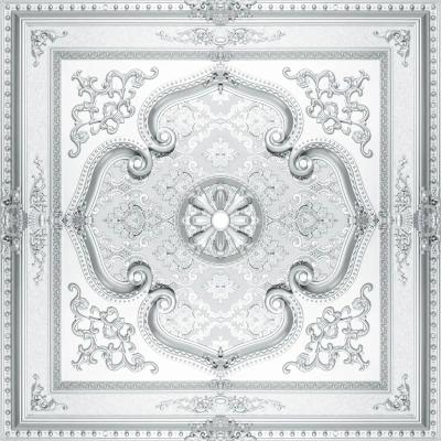 Decogold Kare 120*120 Gümüş Saray Tavan