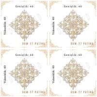 DecoGold Saray Tavan Motif (40*40) DGM-27-Patina(4 Adet)