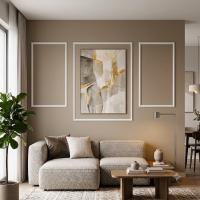 Dekoratif Boyanabilir Hazır Kesim Çerçeve Seti ( Set-303)