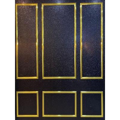 ALTIN GOLD RENK DEKORATİF POLİİÜRETAN DUVAR ÇITASI EN : 2.5 CM 6' LI HAZIR KESİM ÇERÇEVE SETİ