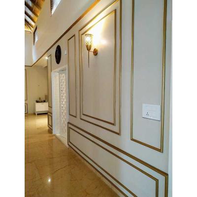 ALTIN GOLD RENK DEKORATİF POLİÜRETAN DUVAR ÇITASI 2' Lİ HAZIR KESİM ÇERÇEVE SETİ