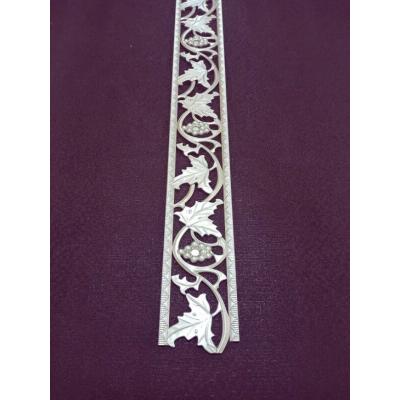 Dekoratif Poliüretan Duvar- Tavan Çıta Alın Bordürü -Renk : Gümüş (EN:10 CM-BOY:100 CM)-Duvar Süsü