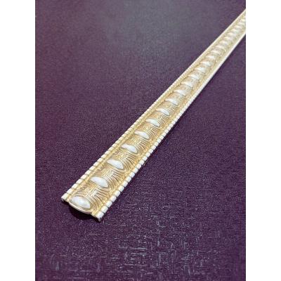 Dekoratif Poliüretan Duvar- Tavan Çıta&Bordürü -Renk : Bronz (EN:4 CM-BOY:100 CM)-Duvar Süsü