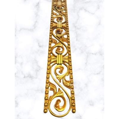 Dekoratif Poliüretan Duvar- Tavan Çıta Bordürü -Renk : Kahve Eskitme (EN:10 CM-BOY:100 CM)-Duvar Süsü