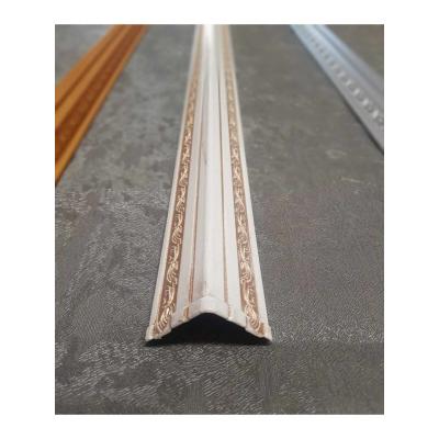 Dekoratif Poliüretan Duvar- Tavan Köşe Profili Çıtası Bronz Renk (EN:4X4 CM-BOY:100 CM)- Duvar Süsü