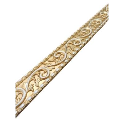 Dekoratif Poliüretan Saray Duvar&Tavan Çıta Bordürü -Renk : Bronz (EN:10 CM-BOY:100 CM)-Duvar Süsü